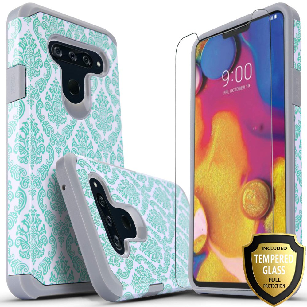 LG G8 ThinQ Case, With [Tempered Glass Screen Protector Included