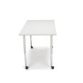 thumbnail image 3 of OFM Adapt Series Rectangle Student Table - 25-33″ Height Adjustable Desk with Casters, Gray Nebula (RECT-LLC), 3 of 5