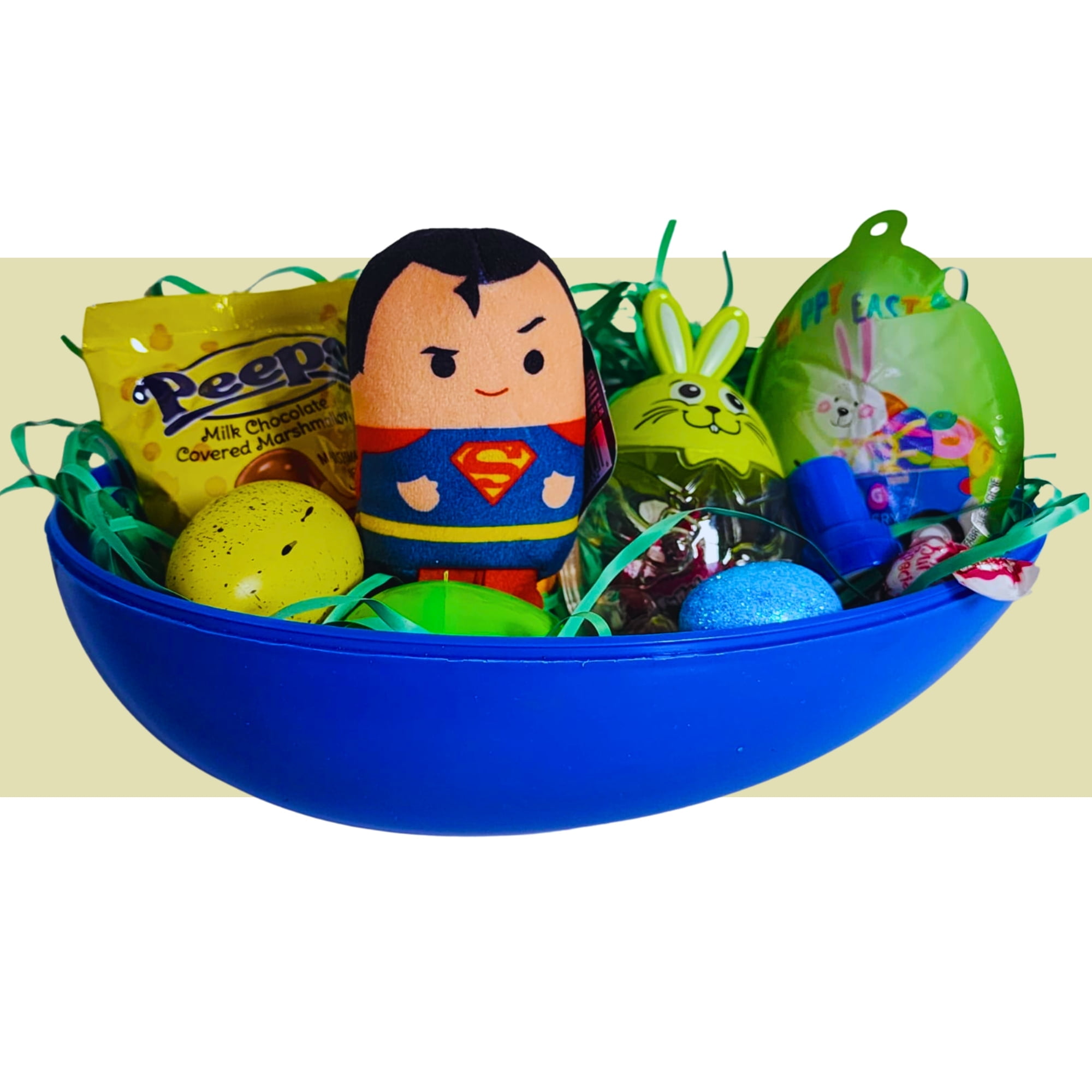 Happy Easter Basket Pre-Filled Surprise Jumbo Egg w/ Pluto Dog