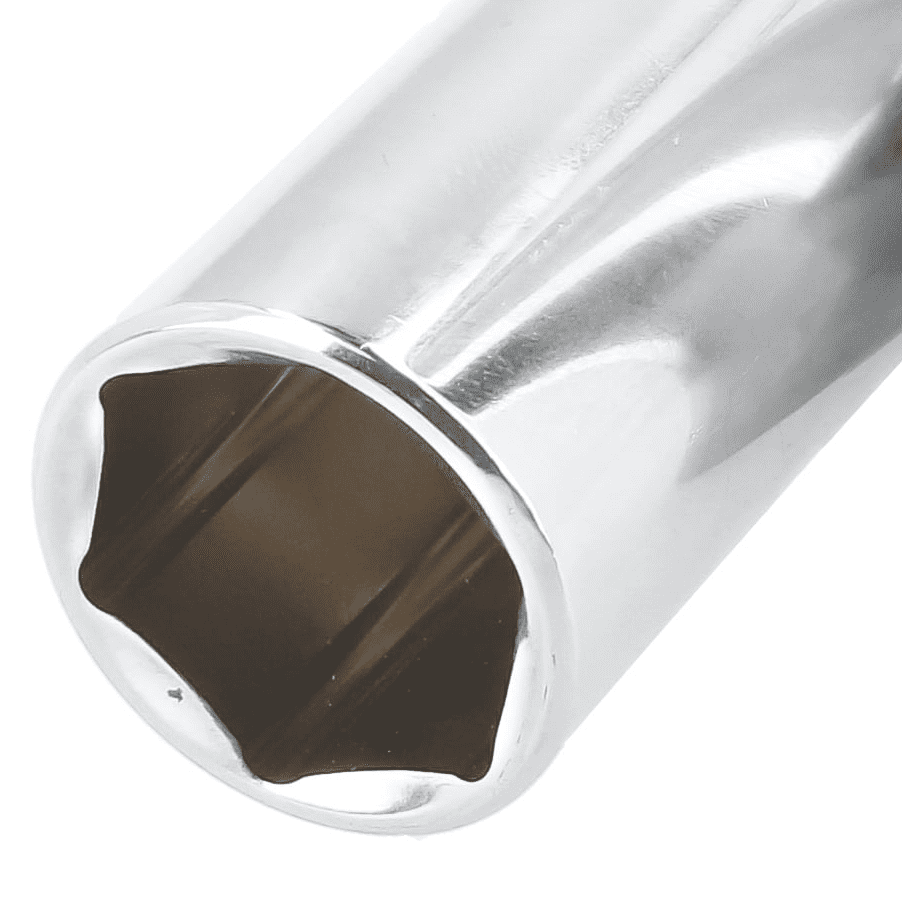 Surtek 1/2” Long Socket, 6 Points, 17 mm, Steel