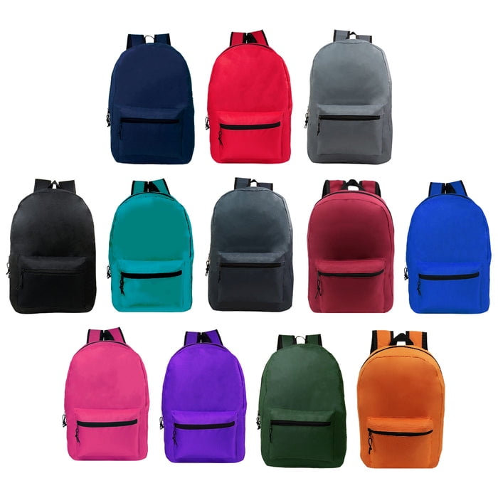 Wholesale 19 Inch Backpacks for Students & Adults - Bulk Case of 24 ...