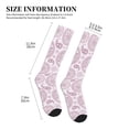 thumbnail image 2 of Compression Socks For Women And Men - Mauve Paisley Compression Socks Circulation For Workout, 2 of 2
