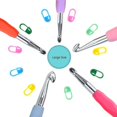 thumbnail image 3 of 5-piece Crochet Tool Set, Ergonomic Size And Yarn Needle, Easy To Handle Suitable For Handwork - 6.5mm ~ 10mm, 3 of 5
