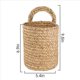thumbnail image 2 of 3X Cesta de Mimbre para Colgar en la Pared Plantador Maceta de Flores de Cuerda Colgante para Interiores y Exteriores Decoración de Cesta, Cesta de Maceta Colgante S, 2 of 5