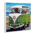 thumbnail image 3 of Stupell Industries Dogs Driving Retro Van Summer Beach Trip Animals & Insects Painting Unframed Art Print Wall Art, 12 x 12, 3 of 5