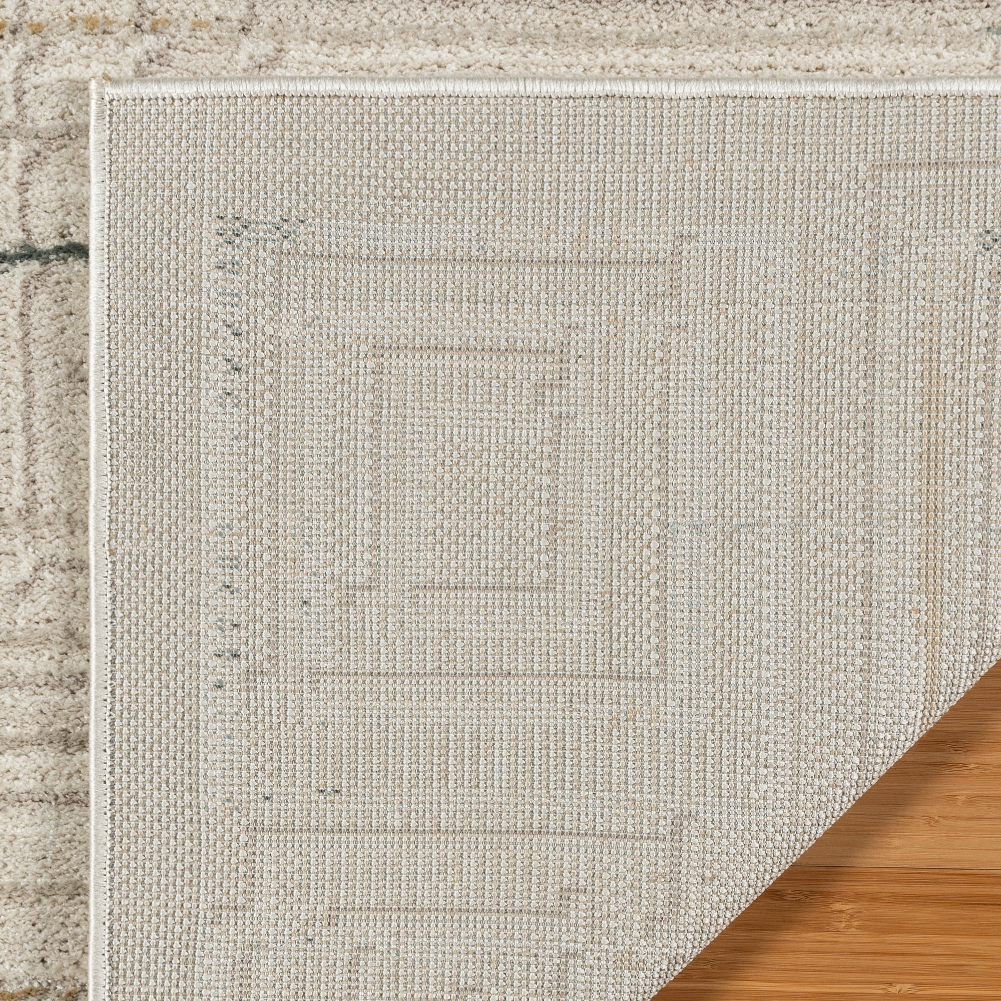 Gertmenian Trevi Vania Modern/Contemporary Geometric Cream Indoor Area Rug, 2x8 Runner
