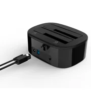 ORICO Dual Bay HDD Docking Station Offline Clone for 2.5 3.5\\ SSD HDD Case