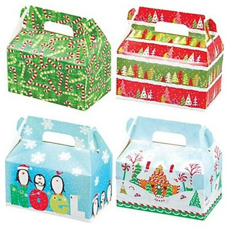 Christmas Holiday Treat Boxes ~ For Holiday Foods and Gifts ~ Includes 4 boxes and Gift