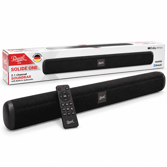 Dual Heritage Solide One Soundbar, Dolby Atmos, Made in Germany, Bluetooth