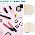 thumbnail image 2 of SEWACC 2Pcs Outdoor Storage Box White Japanese-style Storage Box for Dormitories, 2 of 6