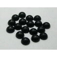 thumbnail image 4 of EOEMY 500 Black Acrylic Half Pearl Flatback Round Bead Cabachons 8mm Scrapbook Craft, 4 of 8