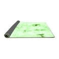 thumbnail image 2 of Ahgly Company Indoor Rectangle Abstract Green Modern Area Rugs, 7' x 9', 2 of 4