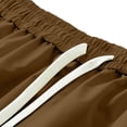 thumbnail image 4 of EOYWHK Running Shorts Men with Pockets Elastic Waist Drawstring Jogging Shorts Men Soft Lightweight Breathable for Casual Lounge Home Active Coffee, Size XL, 4 of 9