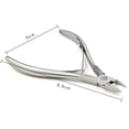 thumbnail image 3 of Cuticle Pusher with Cuticle Trimmer, Cuticle Nipper, Pocket Nail Cuticle Nipper Pack Contains Nail Trimmer, Stainless Steel Nail Art Manicure/Pedicure Tools (3 Packs), 3 of 5