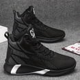 thumbnail image 6 of Men's High-Top Sneakers - Breathable & Stylish Casual Shoes for All Seasons, 6 of 9