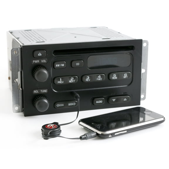 Restored Chevy Tracker Metro 2001-2004 Radio AM FM CD Player w Aux 3.5mm Input - 30024333 (Refurbished)