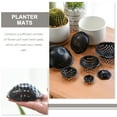 thumbnail image 2 of Supvox 20Pcs Black Plastic Flower Pot Hole Mesh Pads Breathable Drainage Gaskets for Home Gardening, 2 of 6