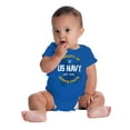 thumbnail image 6 of US Navy Property of Semper Fortis Romper Boys or Girls Infant Baby Brisco Brands 12M, 6 of 7