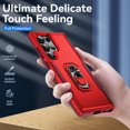 thumbnail image 3 of Allytechgroup Rugged Phone Case for Samsung Galaxy S25 Ultra, Military Grade Protection Galaxy S25 Ultra Case with Screen Protector, Shockproof TPU+PC Cover with Ring Kickstand for Women Men, 3 of 9