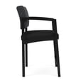 thumbnail image 4 of Lenox Steel Reception Waiting Hip Chair / Black Steel / Dark Gray / Black, 4 of 5