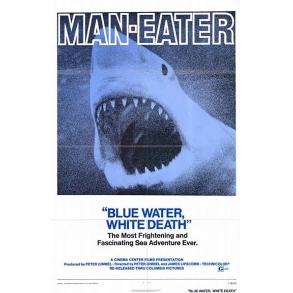 Posterazzi MOV249841 Blue Water White Death Movie Poster - 11 x 17 in.