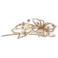 thumbnail image 1 of Milisten Elegant Golden Flower Hair Clip with Crystal Accents for Secure Hold and Comfortable Wear, 1 of 6