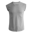 thumbnail image 2 of kamemir Mens Short Sleeve Tee Shirts Men's Crew T-Shirt Undershirts(Grey,S), 2 of 4