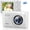 White, variant on 64MP Digital Camera 4K Video 18X Zoom Autofocus Compact Camera with 32GB Card 2.4 Inch Screen MP3 Player Vlogging Camera Pink