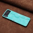 thumbnail image 4 of Designed for Samsung Galaxy Z Flip 4 Case, Classic Flip Folio Cover with PU Leather Phone Case for Samsung Galaxy Z Flip 4, Green, 4 of 4