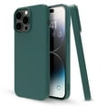 thumbnail image 1 of Shockproof Cover for iPhone 14 Plus, Full Body Protective Covered Soft Gel Rubber Slim Liquid Silicone Case, 6.7 inch, Green, 1 of 8