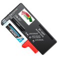thumbnail image 1 of Probador de baterías universal magnético, comprobador rápido para pilas AA, AAA, C, D, 9V y botón, indicador LED de estado (Verde/Amarillo/Rojo) sin necesidad de batería interna, 1 of 8