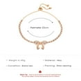 thumbnail image 2 of Charm Womens Pulsera Joyería Pulsera Regalo Brazalete Ajustable Plata Moda Pulseras Pulsera, 2 of 4