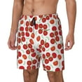 thumbnail image 2 of Haiem Tomato Mens Swim Trunks with Compression Liner 2 in 1 Swimming Shorts Stretch Swimwear Quick Dry,Board Shorts-Small, 2 of 9