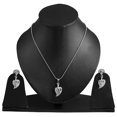 thumbnail image 5 of Sunsoul by Touchstone Glittering Hearts Pendant Set for Women, 5 of 5