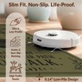 thumbnail image 6 of Design&I 6'x9' Washable Area Rug Snag-Free Olive Green Mystical Journey Art Celestial Symbols with Quote for Dining Room, Under Table, Office, 6 of 7