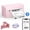 Pink+holder, variant on Shipping Label Printer with Label Holder,HKHKPI 4x6 Bluetooth Portable Thermal Label Printer, Small Business Printer Works with Etsy Shopify USPS