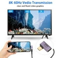 thumbnail image 5 of USB C Female to USB C Male Connector PD 240W 8K 60HZ 40Gbps USB4.0 C Right Angle Adapter for Mobile Phone Tablet Laptop, 5 of 9