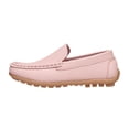 thumbnail image 4 of coXist Kids Toddlers Boys Girls Leather Slip On Loafers Moccasin Boat Dress Shoes, 4 of 7