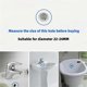thumbnail image 4 of 4Pcs Bathroom Wash Basin Overflow Rings Pedestal Basin Plastic Decorative Rings, 4 of 5