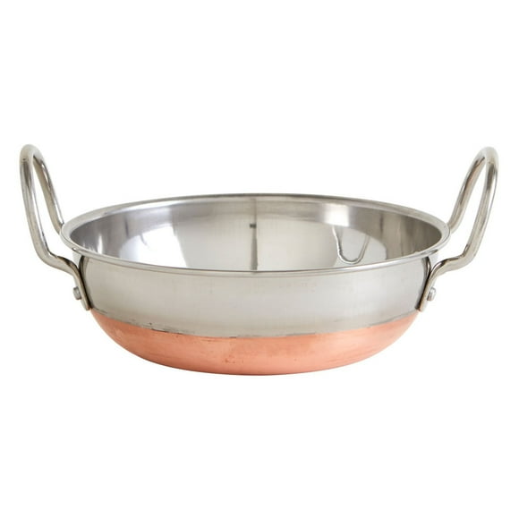 Poêle à tadka anodizé dur à épice chauffé Imusa avec poigné extra-longue de 4,5 po