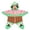 Mint Green, variant on Otqutp Infant Xmas Starfish Flannel Crawling Suit Full Zip Hooded Newborn Romper Plush Long Sleeve Bodysuit Warm Winter Outfit