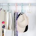 thumbnail image 5 of Closet Hanging Organizer Storage Purse Rack Handbag 360 Degree Rotating 4 Hooks for Belt Scarf Tie Rack Holder, 5 of 10