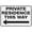 Warning Sign 1, variant on Private Property Tenants Access Only Sign Safe Sign, Signs Outdoor, 8"x12", Sign For Home, Business, Driveway Alert