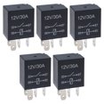 thumbnail image 1 of Scienceny Relé automático de caja premium de 5 piezas: conductividad fuerte para una larga vida útil Relé de automóvil automotriz Vehículos, repuestos y accesorios Mis negro Relé de cuatro pines, 1 of 6