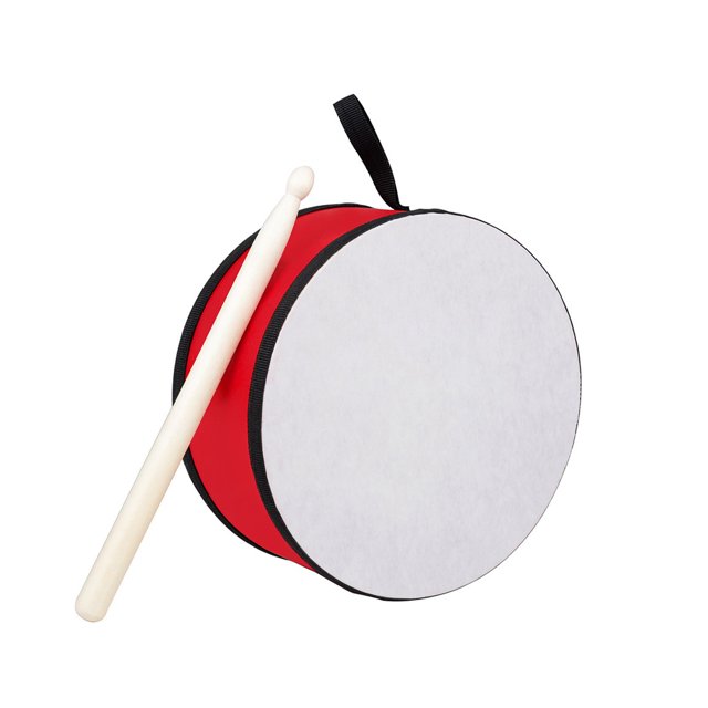 Yeacher Tambours à Main 8 Pouces Instrument Portable pour Enfants avec Bâton de Tambour