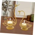 thumbnail image 2 of Candelabro de hierro DENGXMXG forma de cisne soporte para velas decoración de mesa, 2 of 5