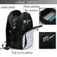 thumbnail image 4 of Balery Blue Butterfly Mochila con carga USB para hombre y mujer - Mochila impermeable y antirrobo para laptop con puerto USB para viajes, trabajo, 4 of 7