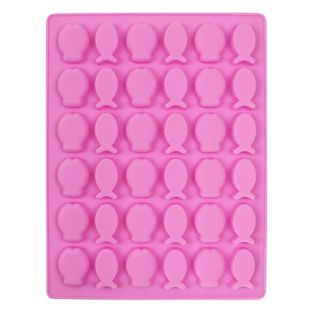 

Buodes Silicone Mold 36 With Small Fish Chocolate Mold Candy Mold Ice Tray Mold