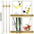 thumbnail image 2 of Cocktail Picks, 4.7 Inch Fancy Cocktail Toothpicks For Appetizers Skewers Bamboo Cocktail Picks For Party Decoration, Gold Pearl Food Picks For Charcu, 2 of 5