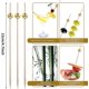 thumbnail image 2 of Cocktail Picks, 4.7 Inch Fancy Cocktail Toothpicks For Appetizers Skewers Bamboo Cocktail Picks For Party Decoration, Gold Pearl Food Picks For Charcu, 2 of 5